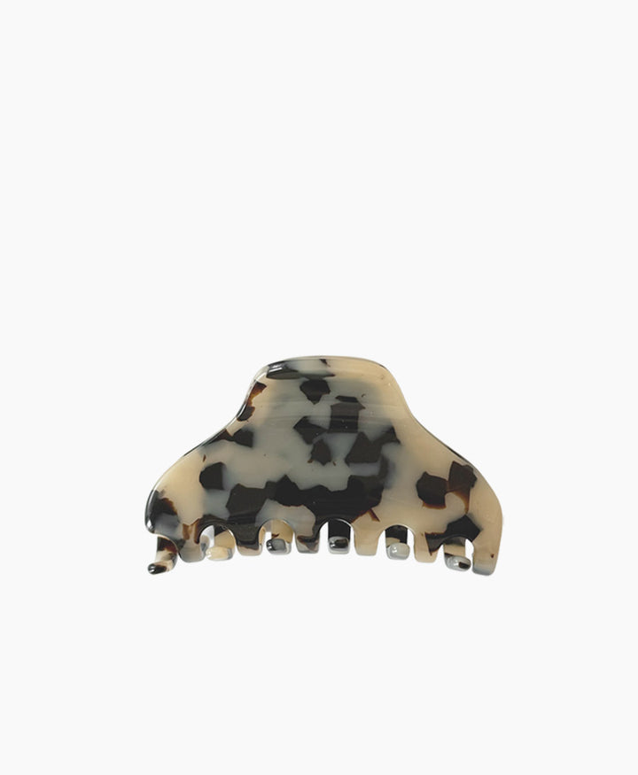 Haarklammer CARLA (M) aus Acetat - Helles Tortoise