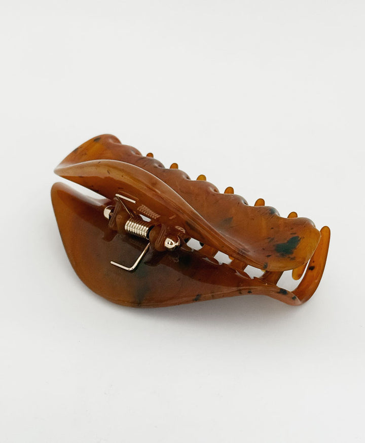 Haarklammer MALIN - Cognac Tortoise