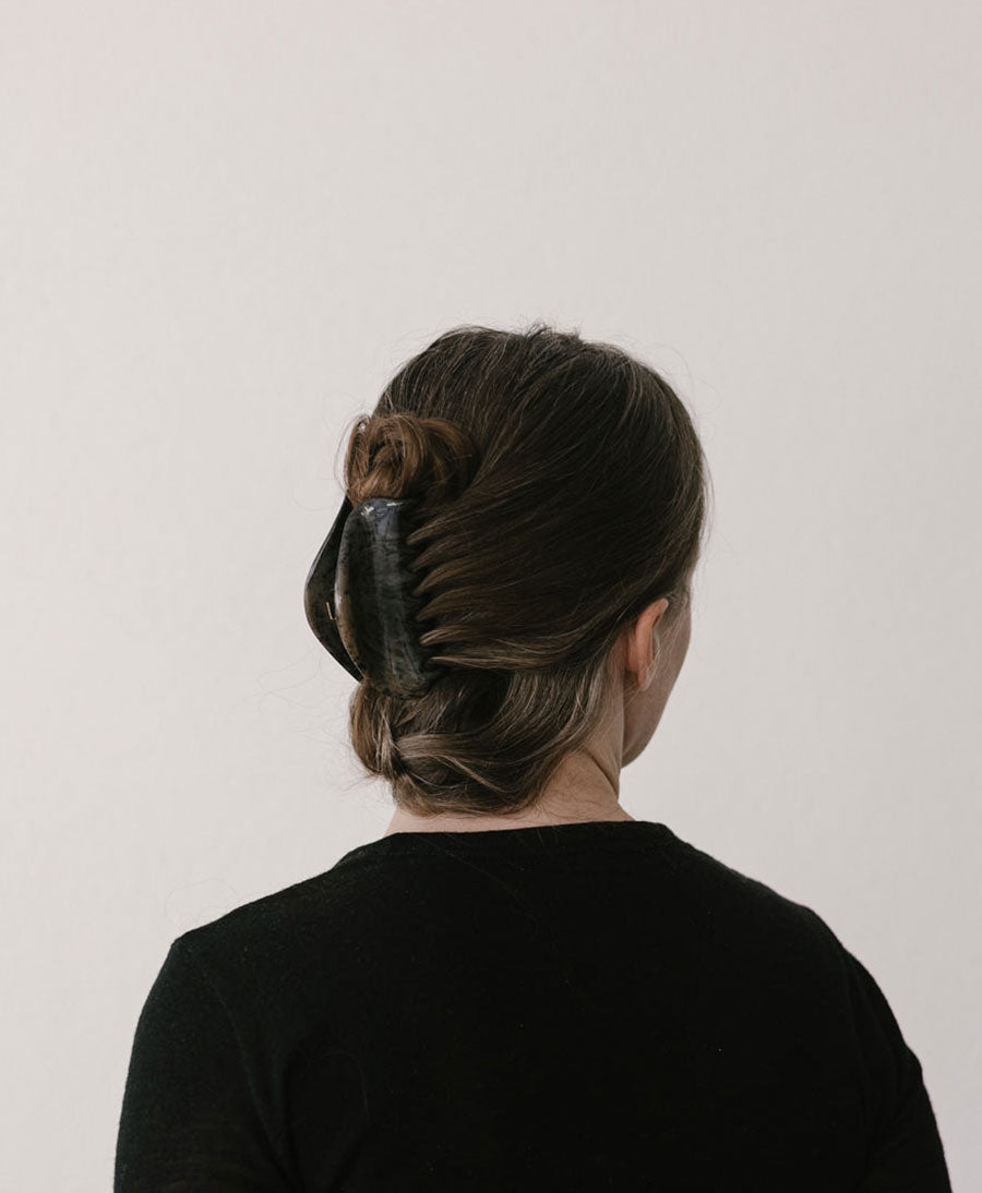 Haarklammer MALIN - Granit Noir