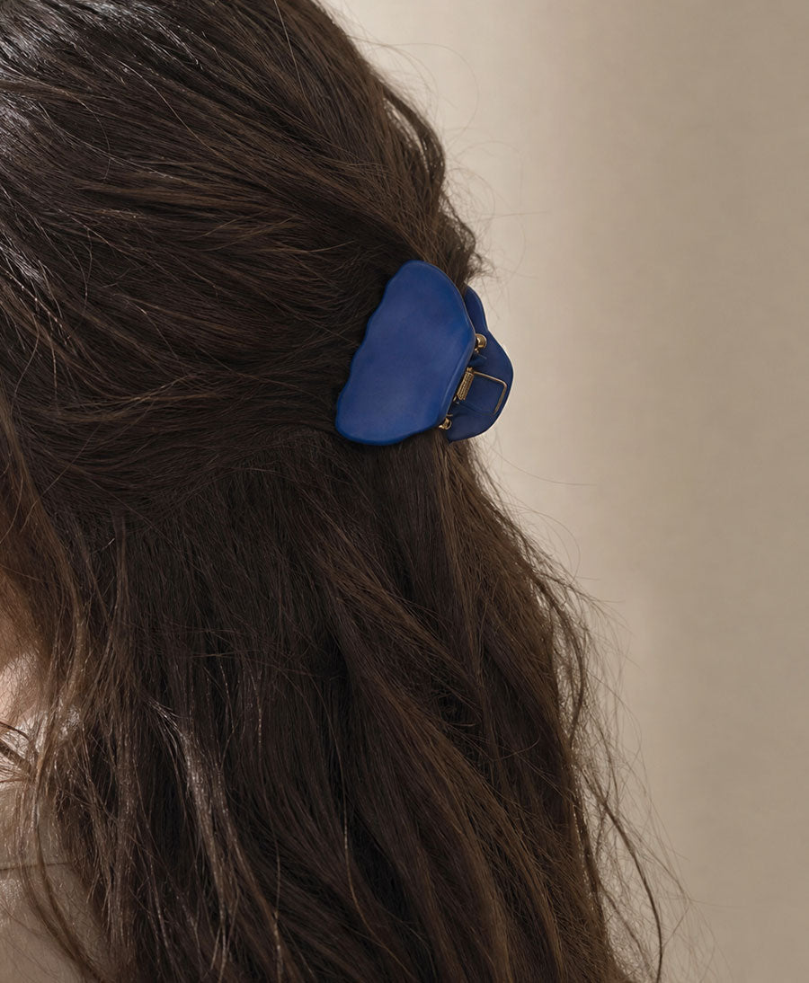 Haarklammer LIV - Mattes Royalblau