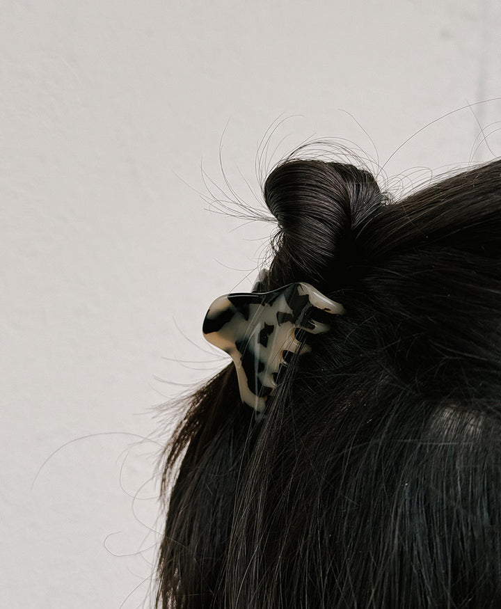 Haarklammer CARLA (S) aus Acetat - Helles Tortoise