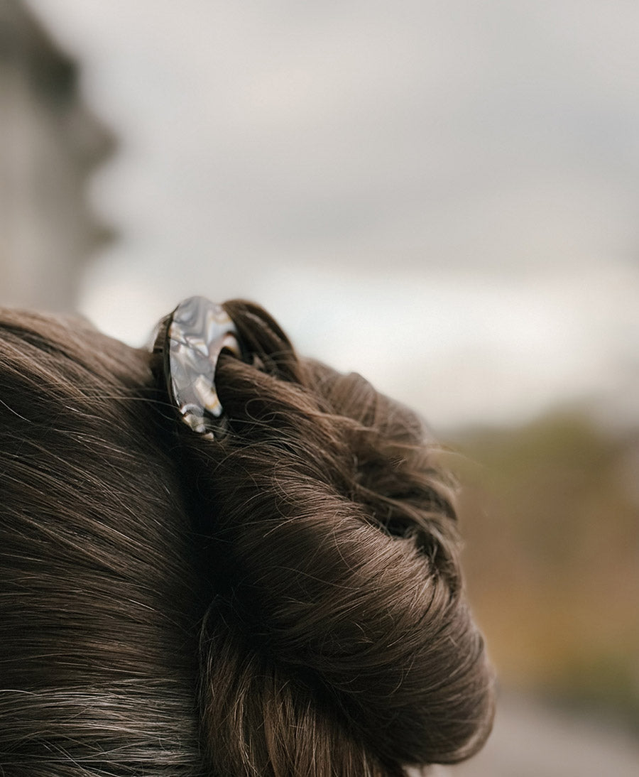 Haarnadel CALEA aus Acetat - Onyx