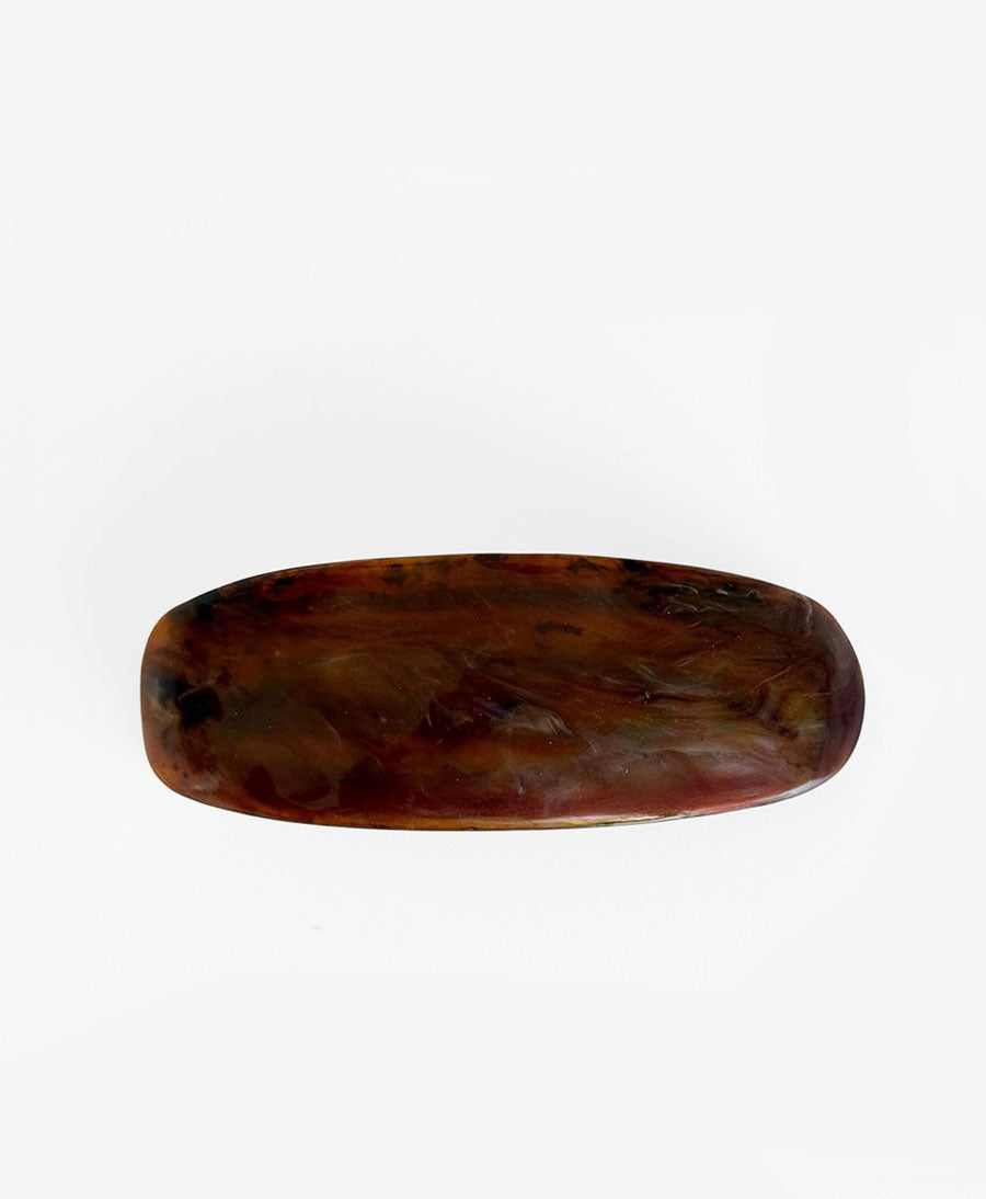 Haarclip JUNA - Mahagoni Tortoise