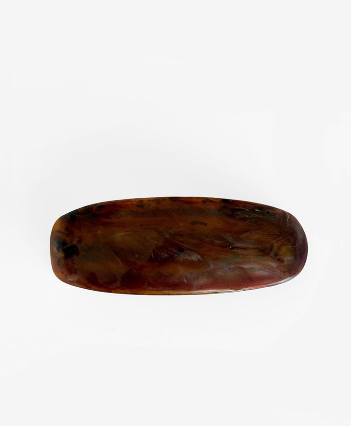 Haarclip JUNA - Mahagoni Tortoise