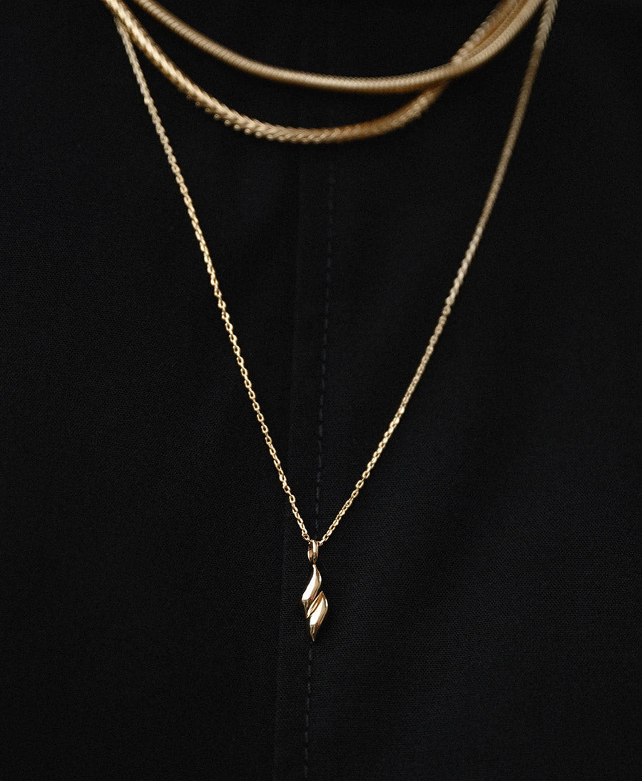 Anhänger vergoldet - Zikade