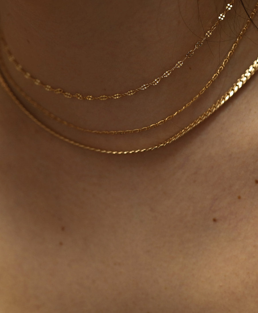 Halskette vergoldet - Pantin
