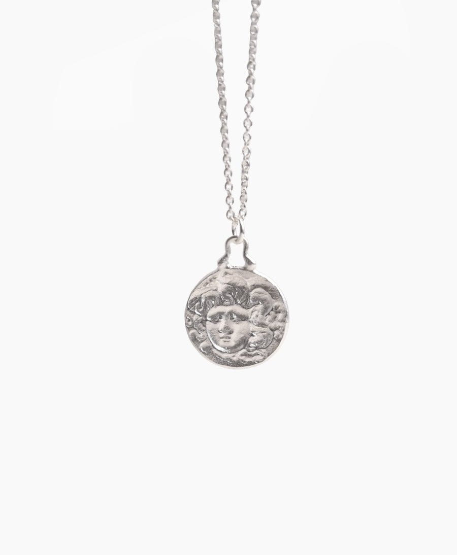 Halskette Silber "Medusa Pendant Necklace" - Wild Fawn - clomes