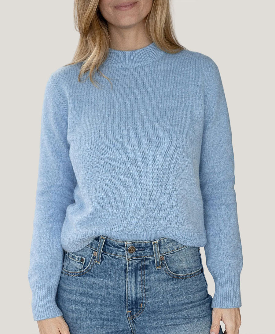 Strickpullover - Nita Sweater - Hellblau