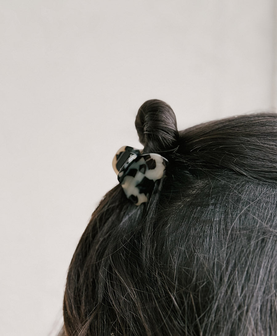 Haarklammer CHIARA (S) aus Acetat - Helles Tortoise