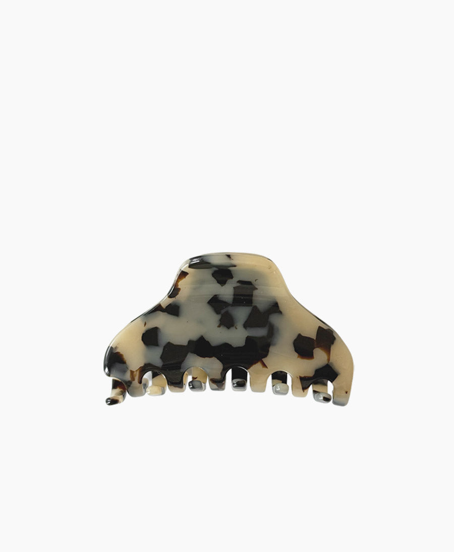 Haarklammer CARLA (M) aus Acetat - Helles Tortoise