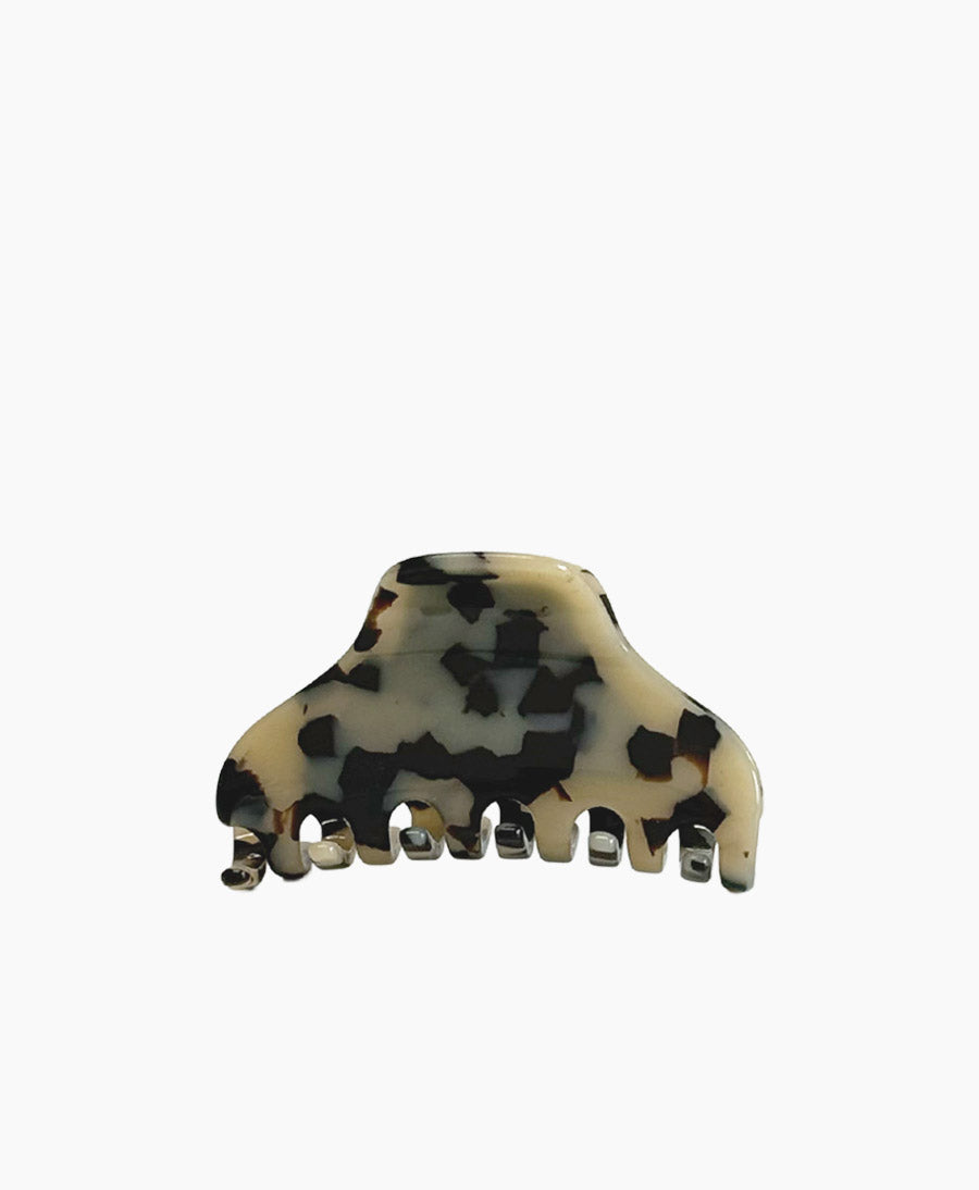 Haarklammer CARLA (M) aus Acetat - Helles Tortoise