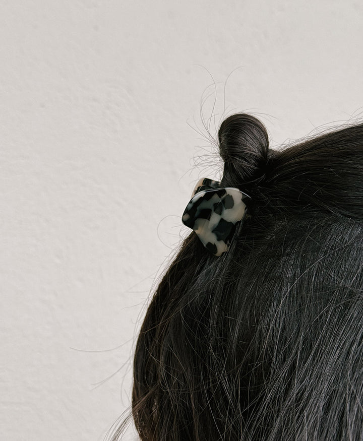 Haarklammer CHIARA (S) aus Acetat - Helles Tortoise