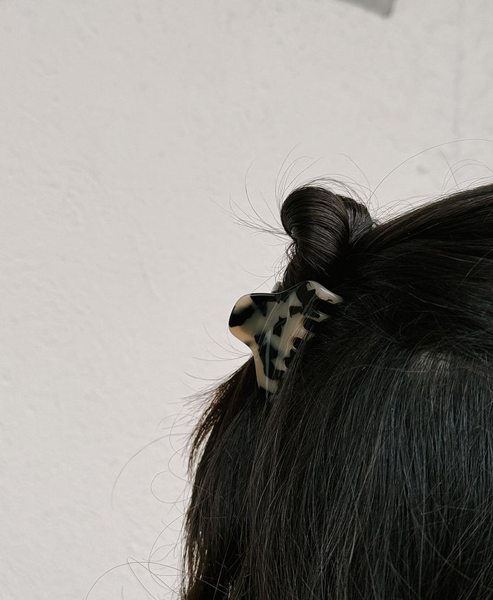 Haarklammer CARLA (S) aus Acetat - Helles Tortoise