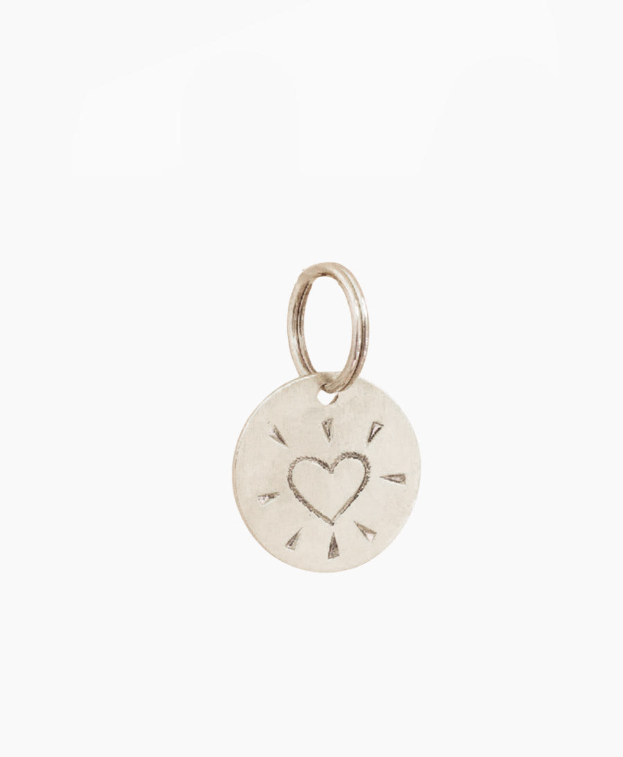 Mini Schlüsselanhänger Silber - Heart