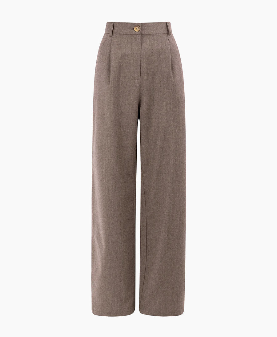 Hose Mara aus Wolle - Braun