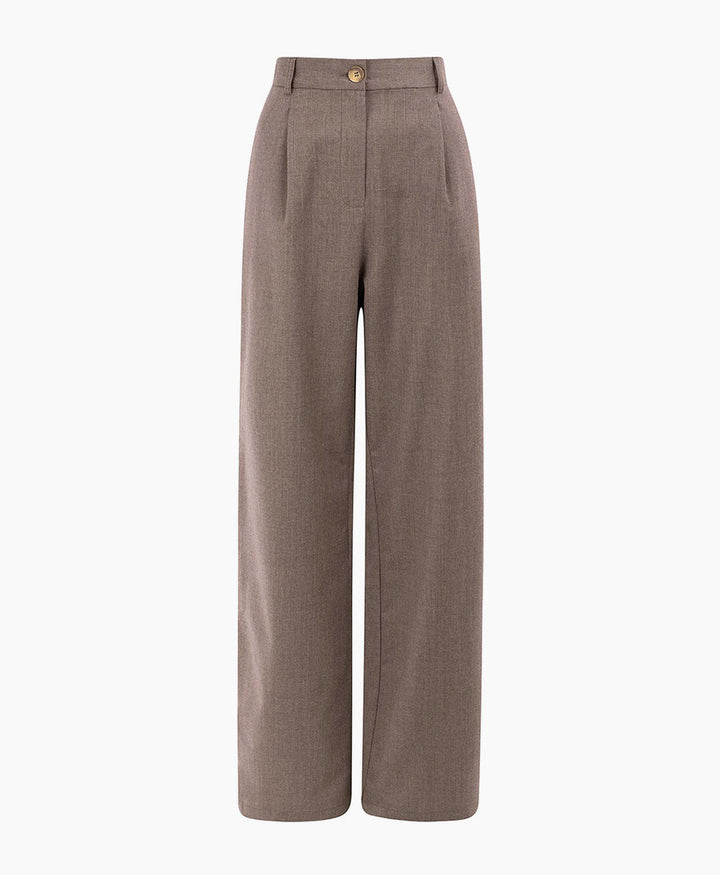 Hose Mara aus Wolle - Braun