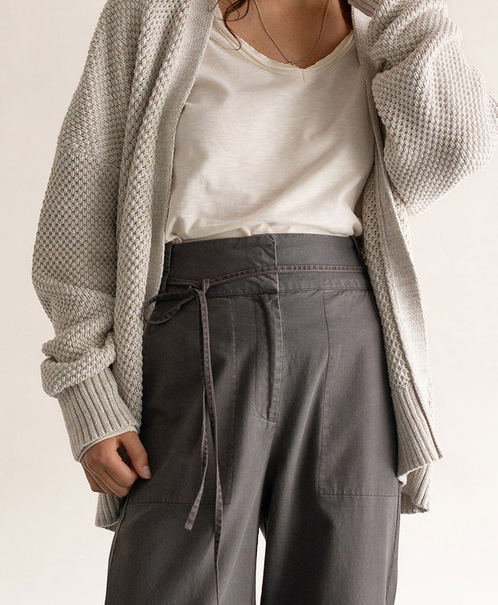 Stoffhose aus Lyocell-Gewebe - Graphit
