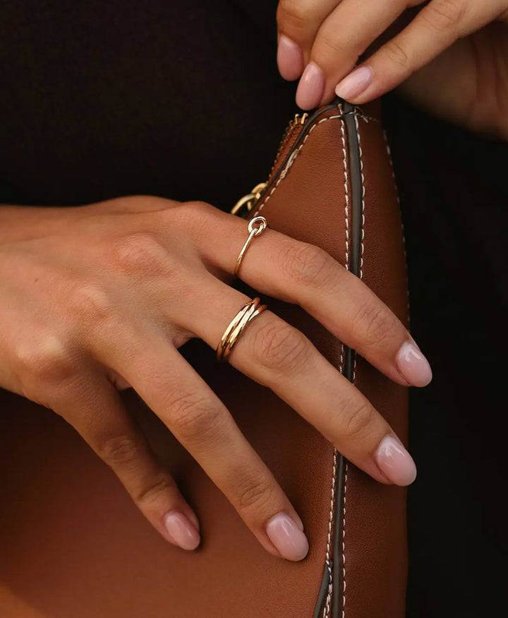 Fingerring vergoldet - Vaneau