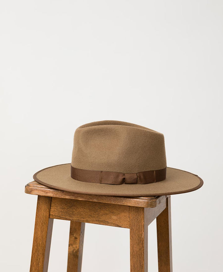 Hut aus Wolle "Jesse Rancher Fedora" - Braun - JUNGLE FOLK - clomes