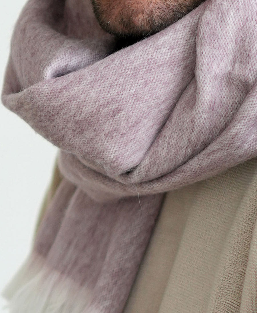 Halstuch Alpaka Schal Slim - Iris Canvas