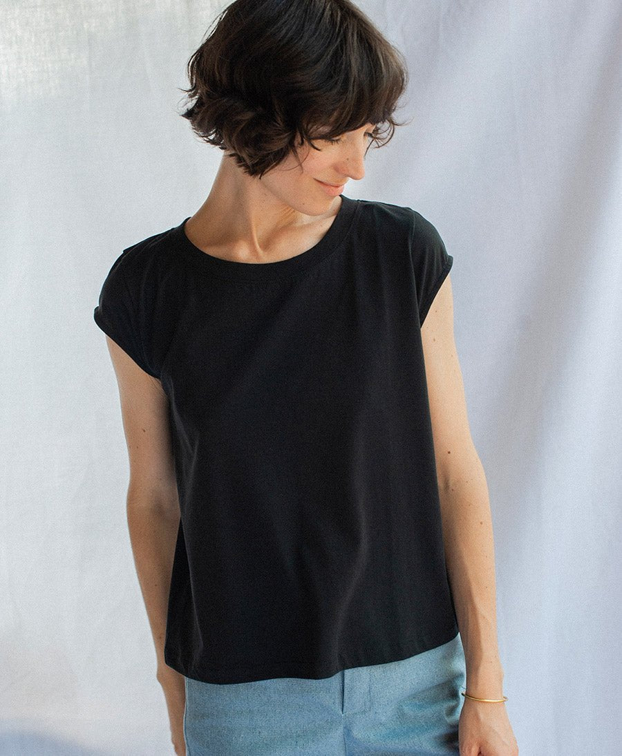 Isla Top - schwarz - JUNGLE FOLK - clomes