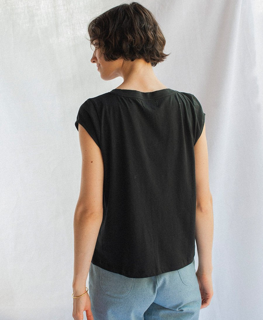 Isla Top - schwarz - JUNGLE FOLK - clomes