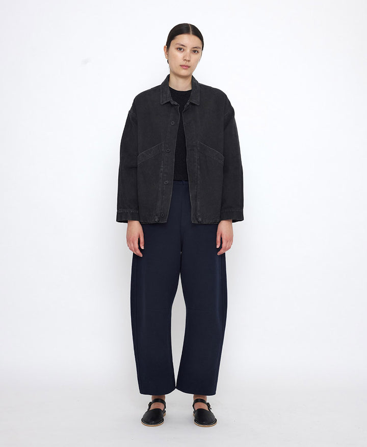 Hemdjacke Signature Panel Pockets Shirt Jacket - Washed Black