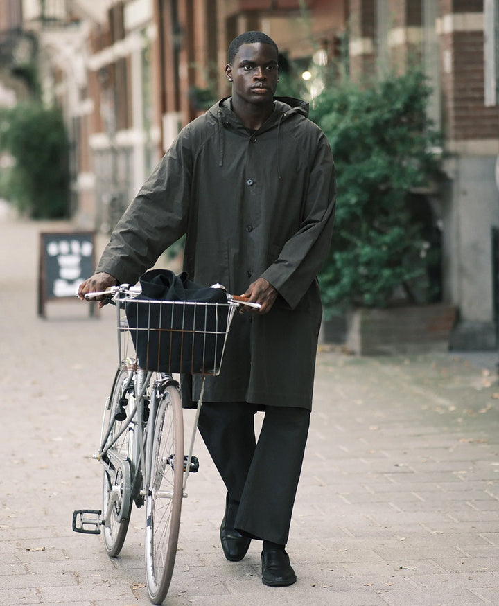 Jacke Forest Jacket aus gewachster Baumwolle - Deep Olive