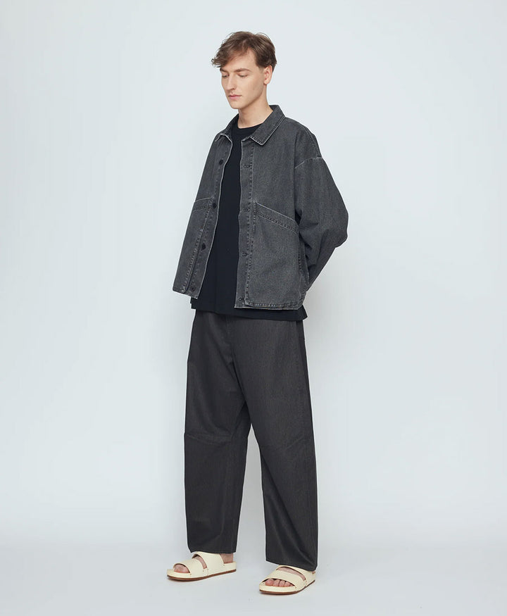 Hemdjacke Signature Panel Pockets Shirt Jacket - Washed Black