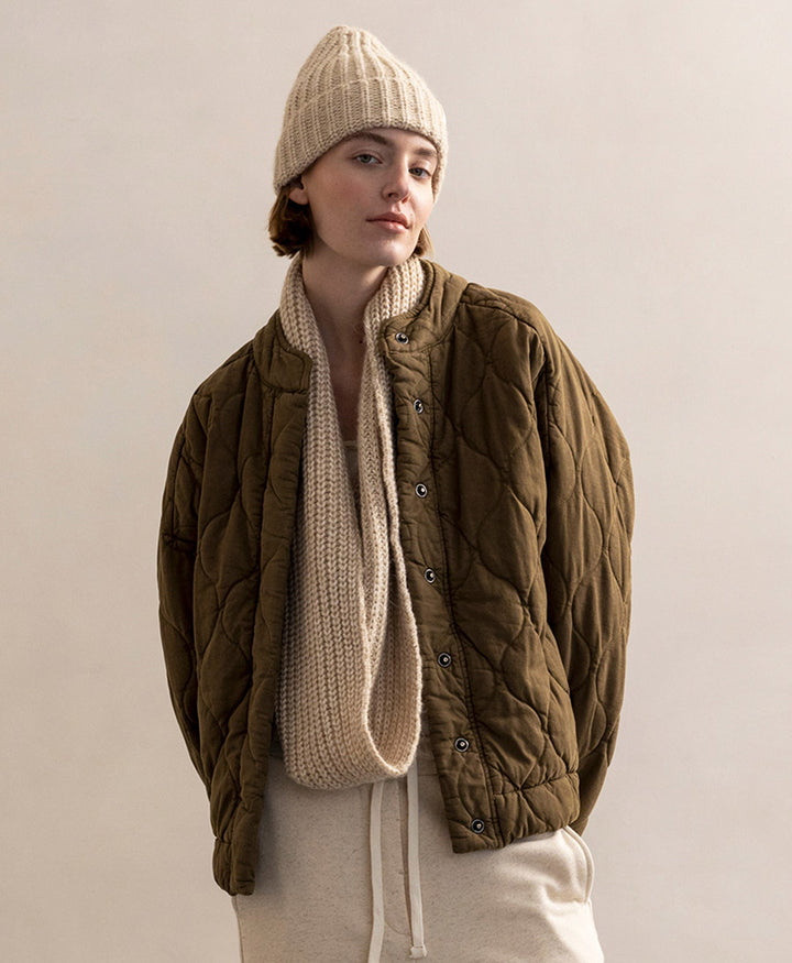 Steppjacke Quilted Jacket - Dark Moss