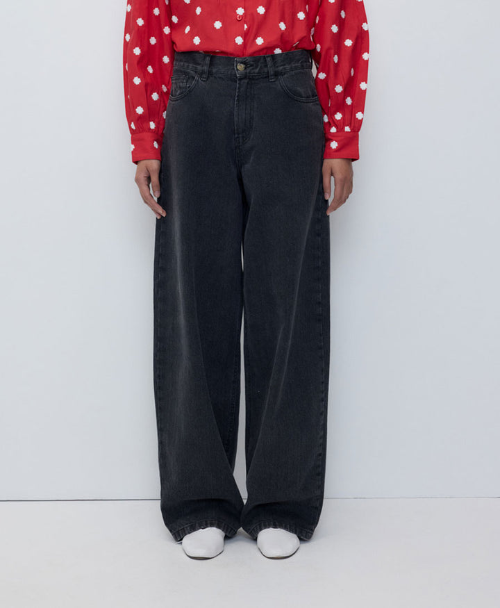 Jeans / Hose aus Denim - BERENICE - Schwarz