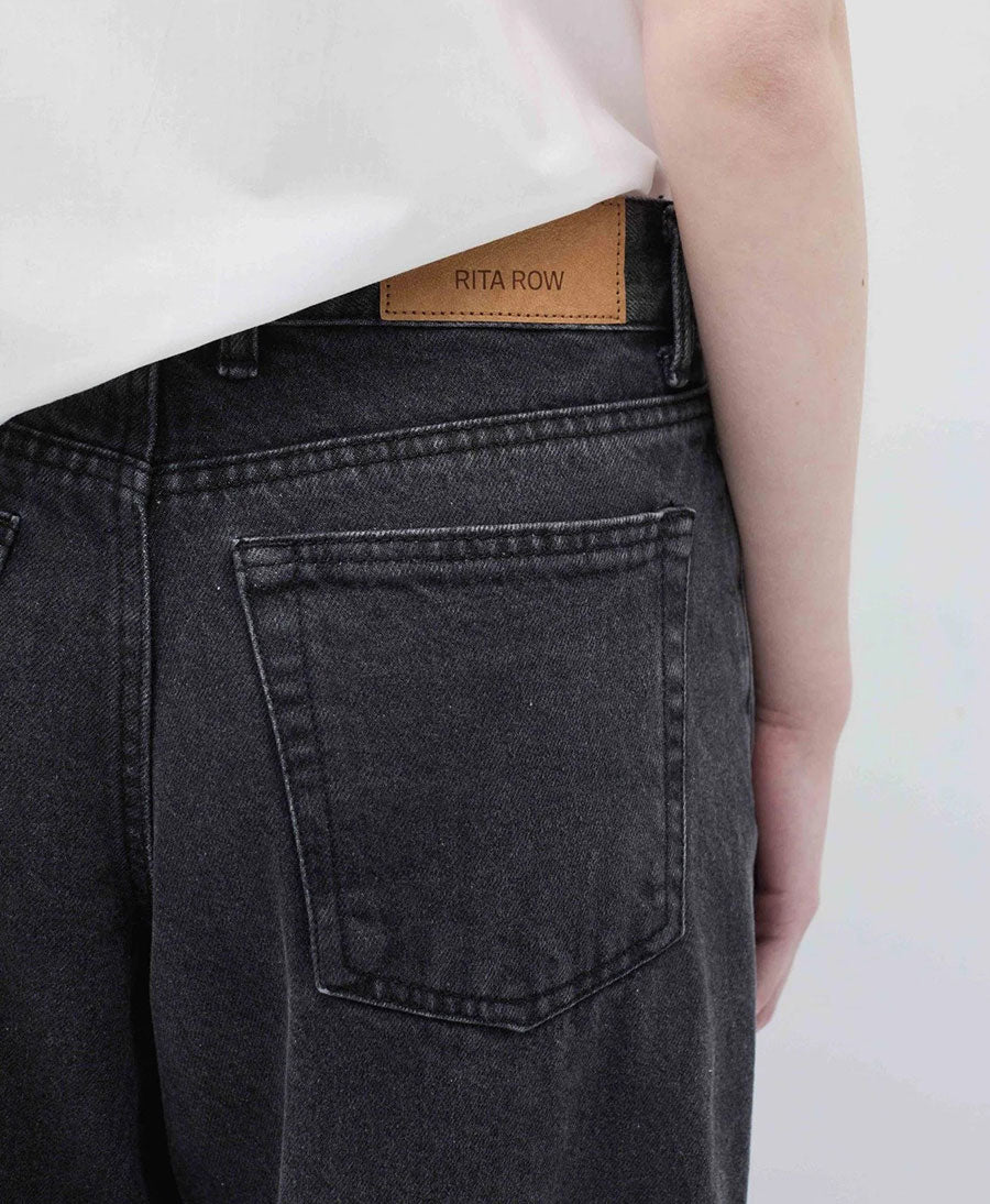 Jeans / Hose aus Denim - BERENICE - Schwarz