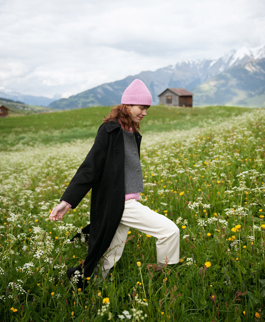 Strickmütze KARLA Beanie - Pink
