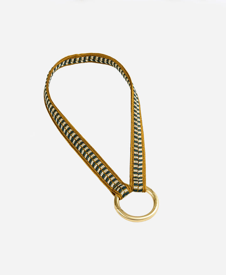 Kurzes Schlüsselband mit goldigem Karabiner - Sparrow
