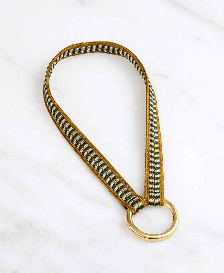 Kurzes Schlüsselband mit goldigem Karabiner - Sparrow