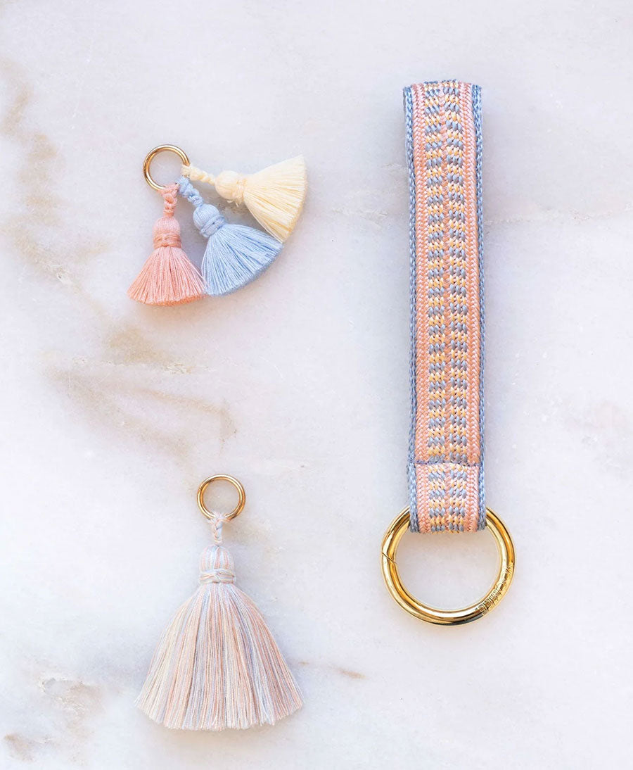 Schlüsselanhänger Tassel SHOUSHA - Cotton Candy
