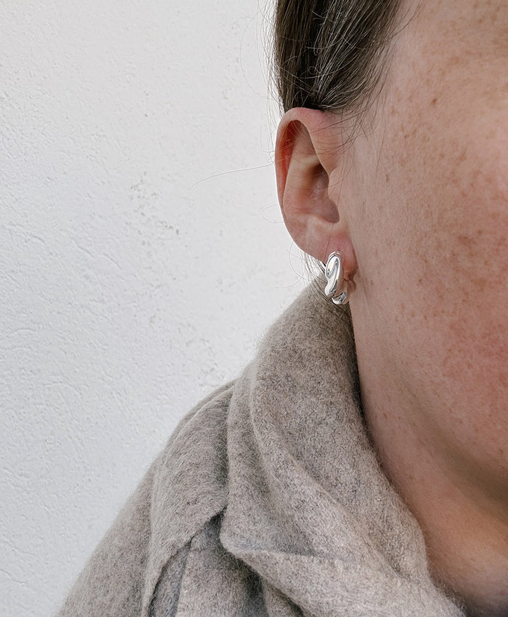 Kleine Ohrringe ELLA - Sterling Silber