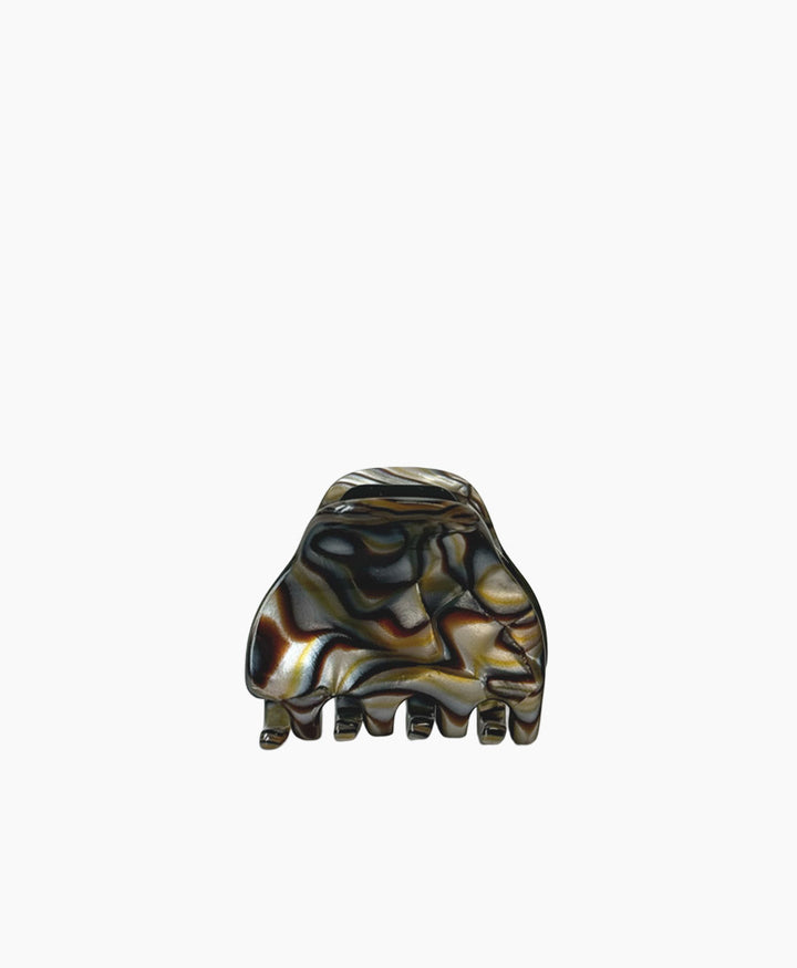 Haarklammer CHIARA (S) aus Acetat - Onyx