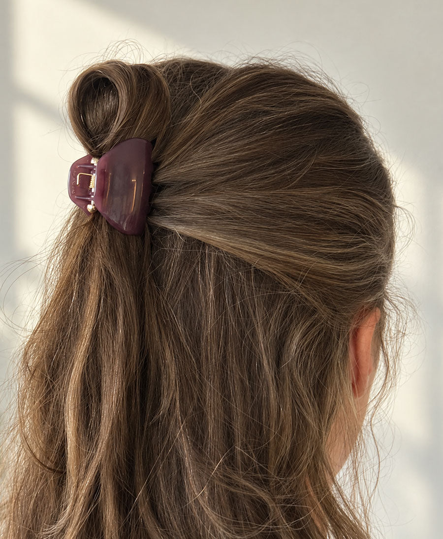 Haarklammer LIV Petite - Aubergine