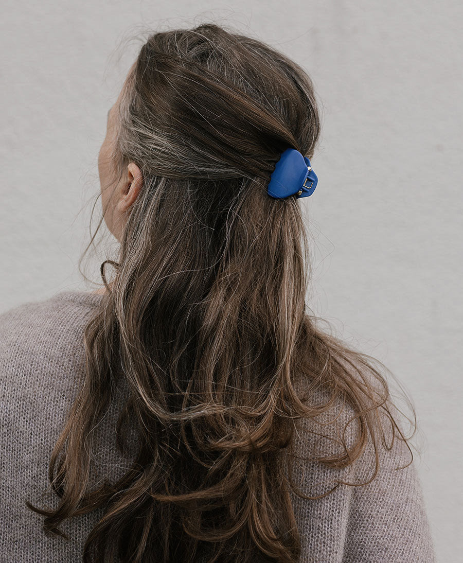 Haarklammer LIV Petite - Mattes Royalblau