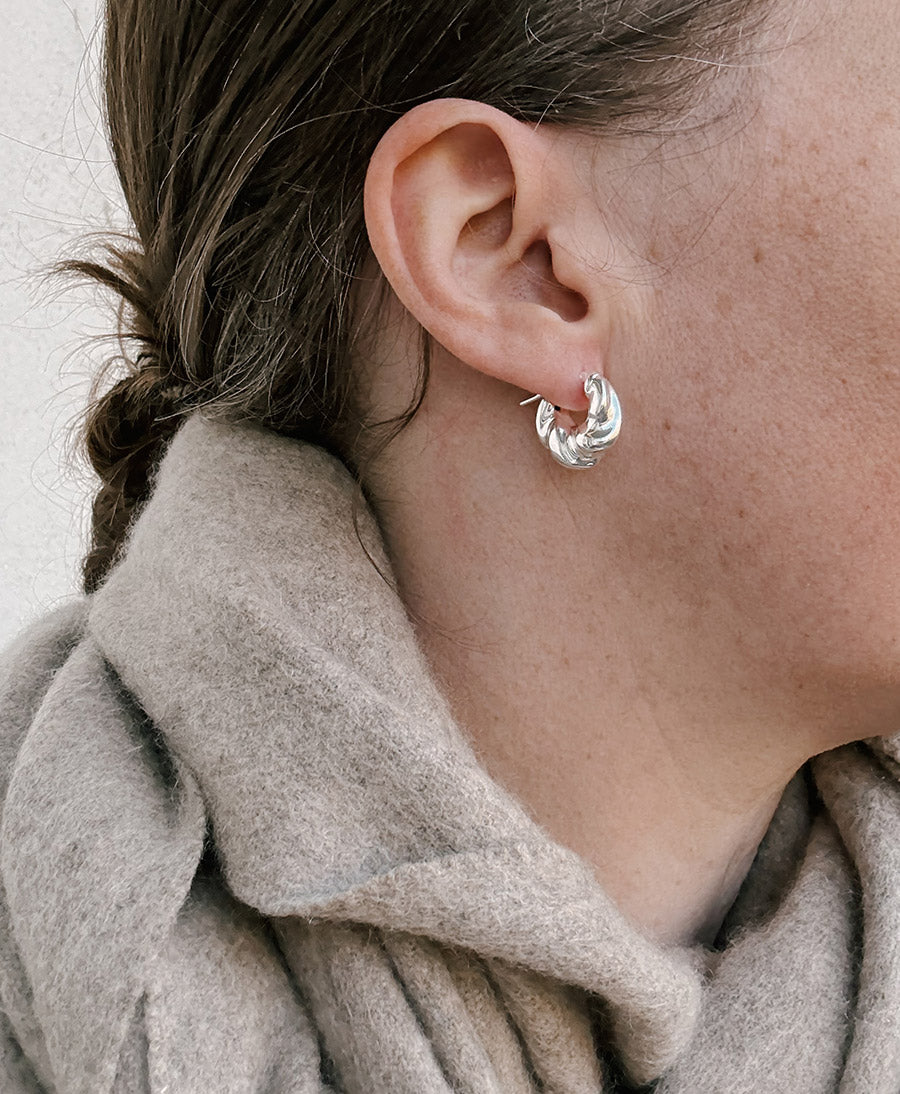 Kleine Ohrringe ELLA - Sterling Silber