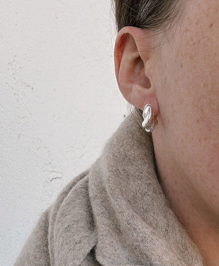 Kleine Ohrringe ELLA - Sterling Silber