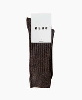 Socken Seide & Wolle Klue in Dunkelbraun
