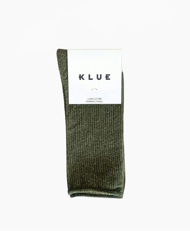 Glitzer Socken Lyocell - Khaki