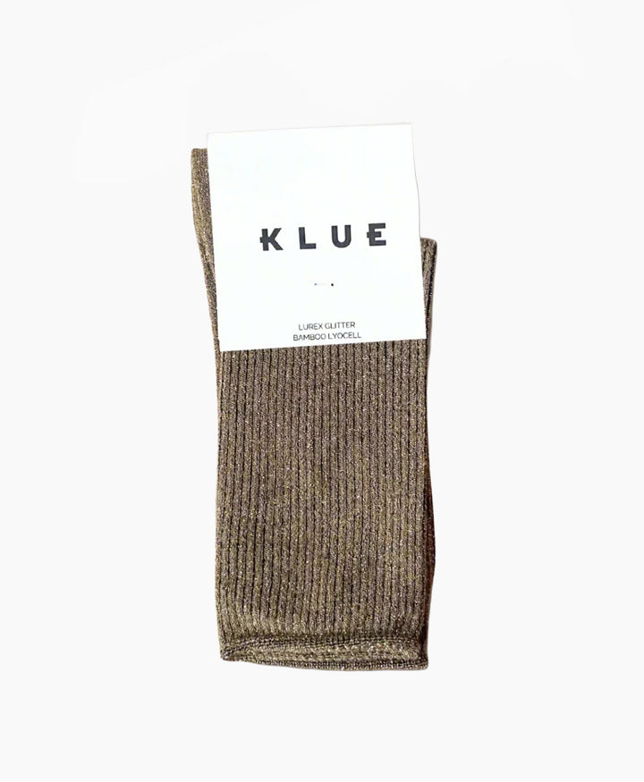 Glitzer Socken Lyocell - Caramel