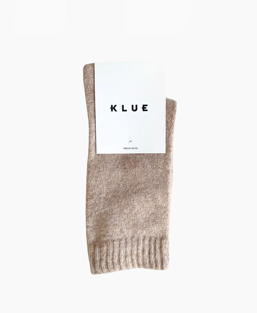 Socken Merinowolle - Beige
