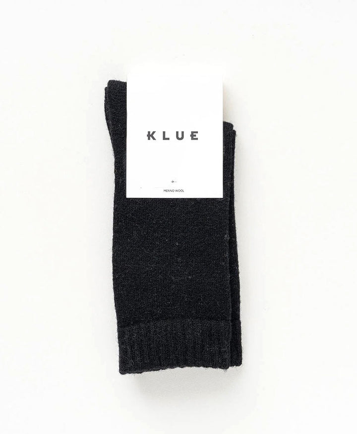 Socken Merinowolle - Schwarz
