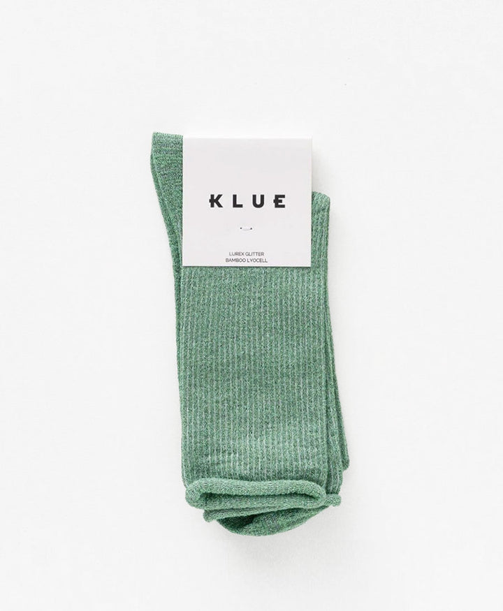 Glitzer Socken Lyocell - Mint