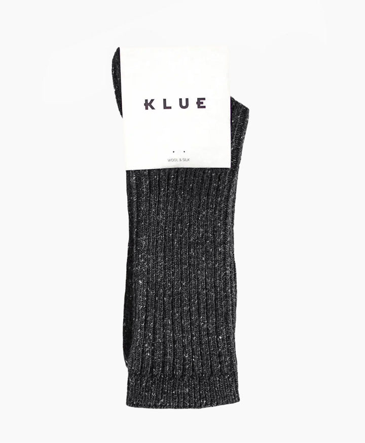 Socken Seide & Wolle - Anthrazit