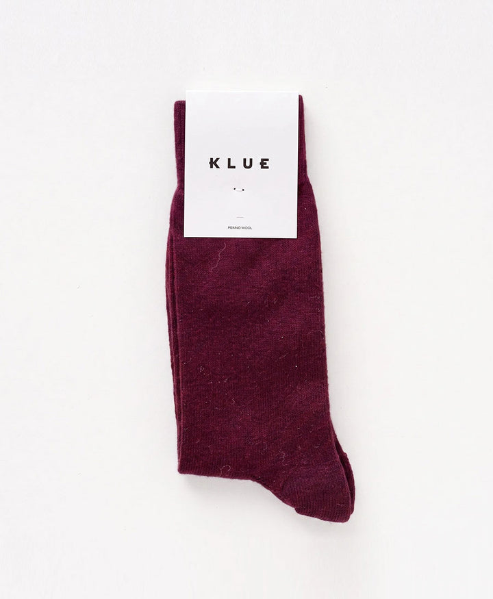 Merino Socken - Pflaume